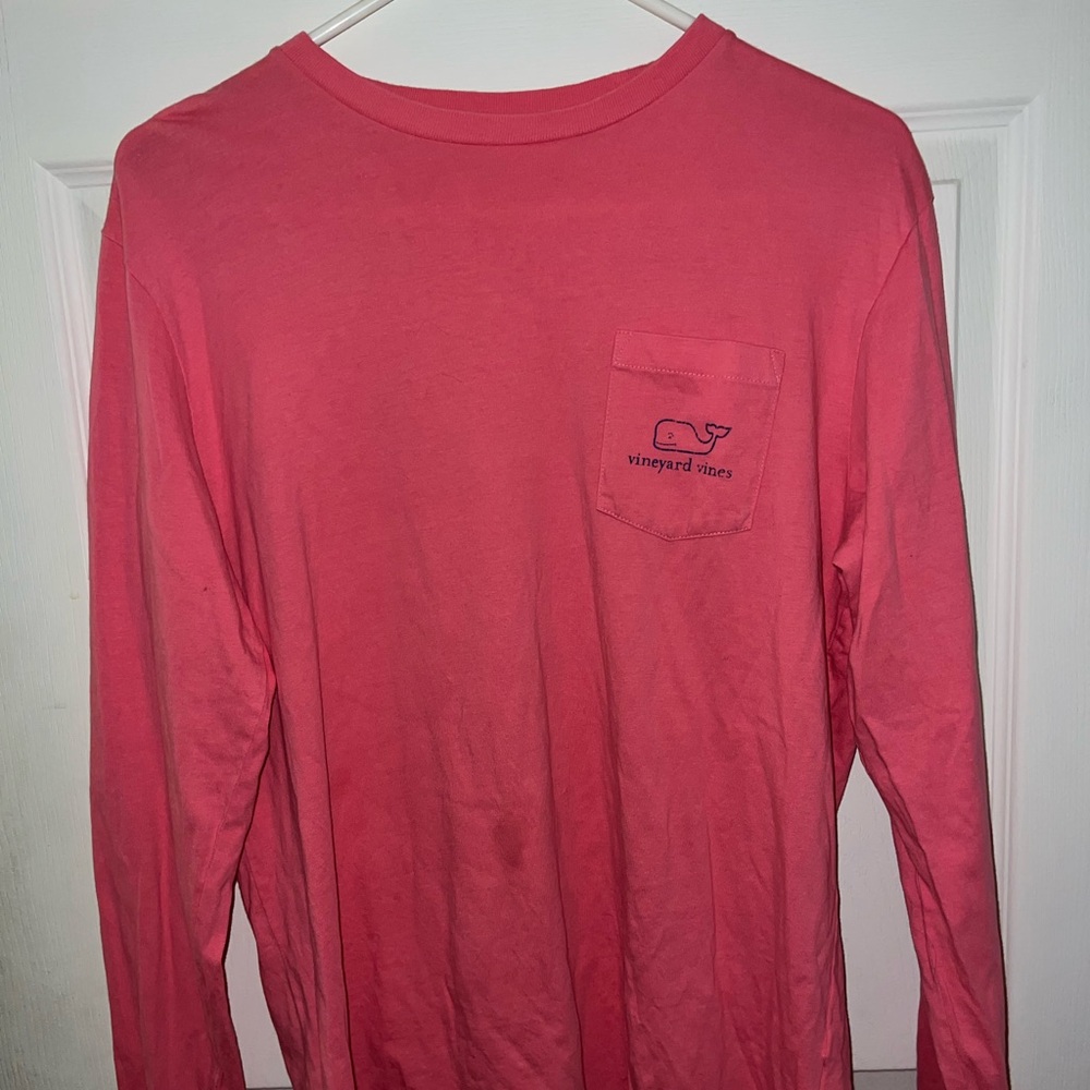 vineyard vines girls hot pink long sleeve